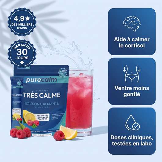 PureCalm™ Boisson Calmante Framboise (Nouvelle formule)